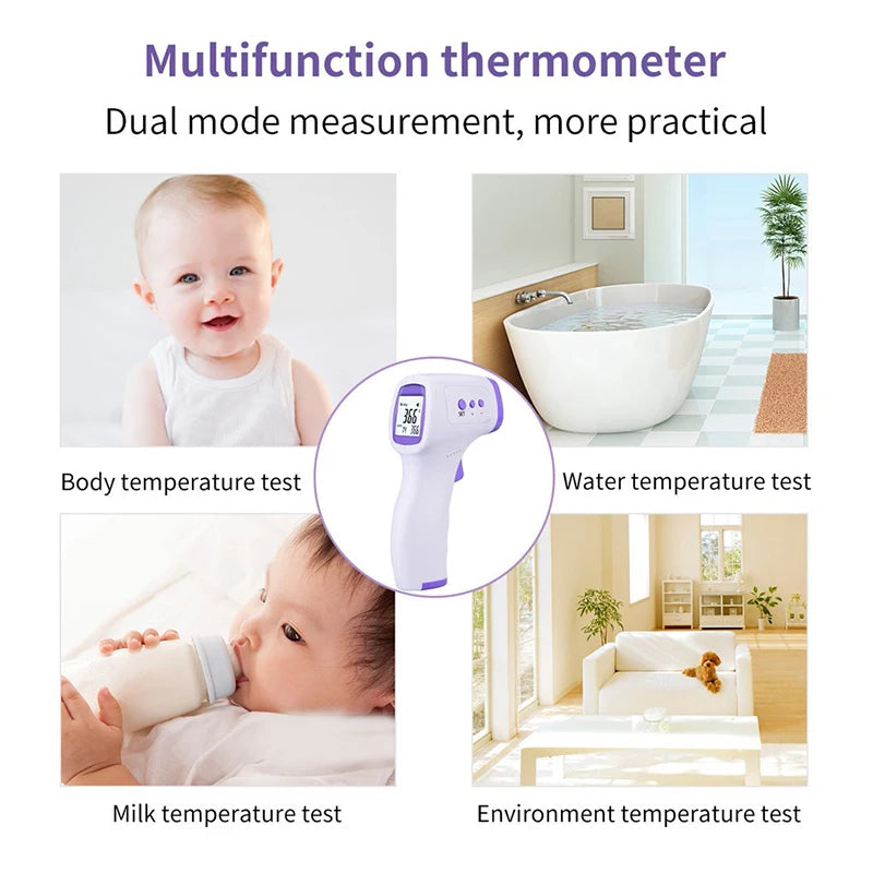 Termômetro digital médico sem contato dispositivo de temperatura corporal infravermelho