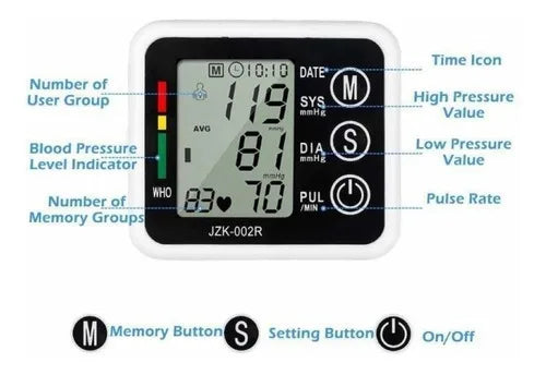 Dispositivo Medidor de Pressão Arterial Digital Pulso