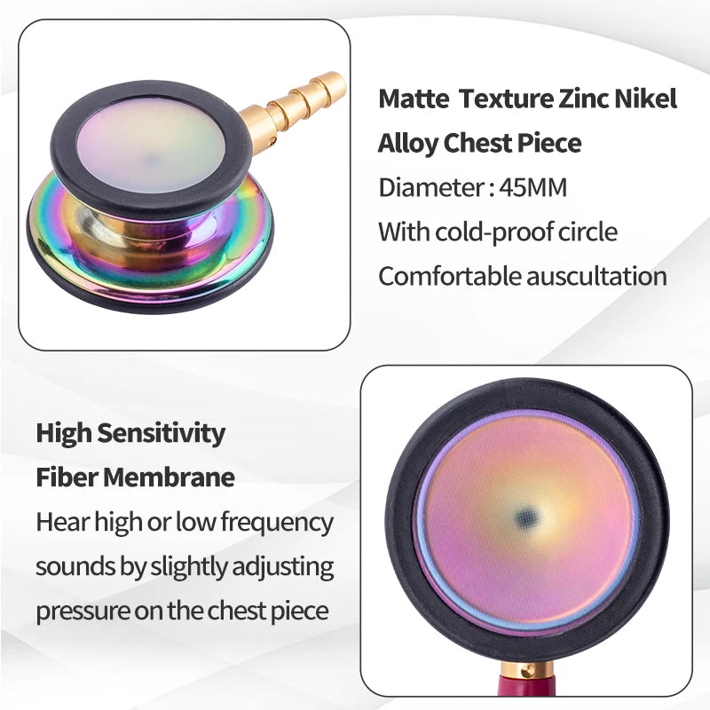 Estetoscópio de dupla face portátil profissional